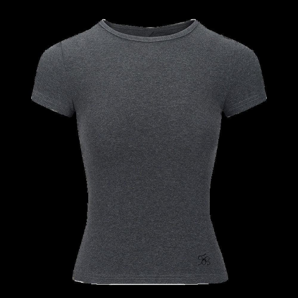 OFFSOUL original LOGO embroidery back hollow lace up BABY hot girl short sleeved T shirt female summer backless top Many people commented texture and comfort Over 3 000 people added to cart image 27