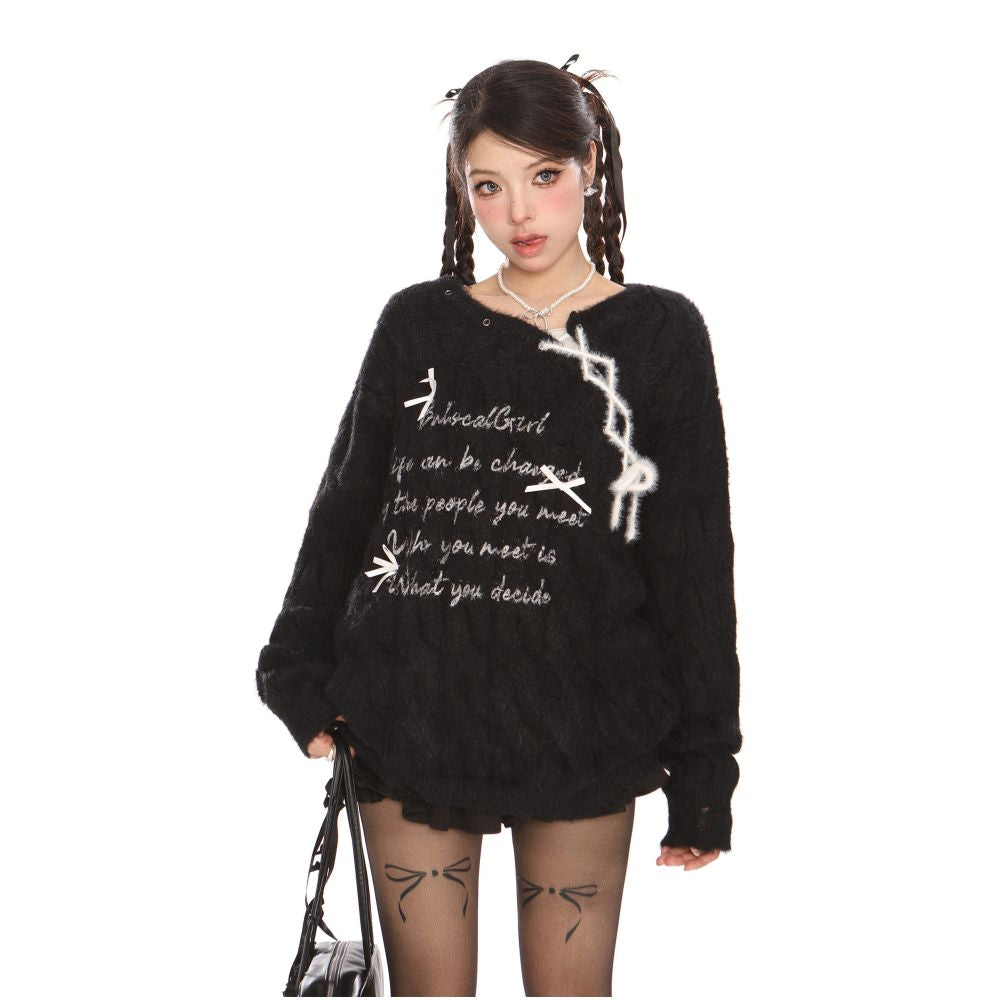 Biggold Korean atmosphere sense letters b b b b b b b b image 3