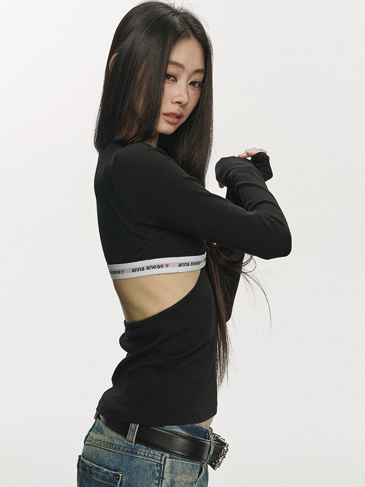 Slimming Long-Sleeve Knit Top