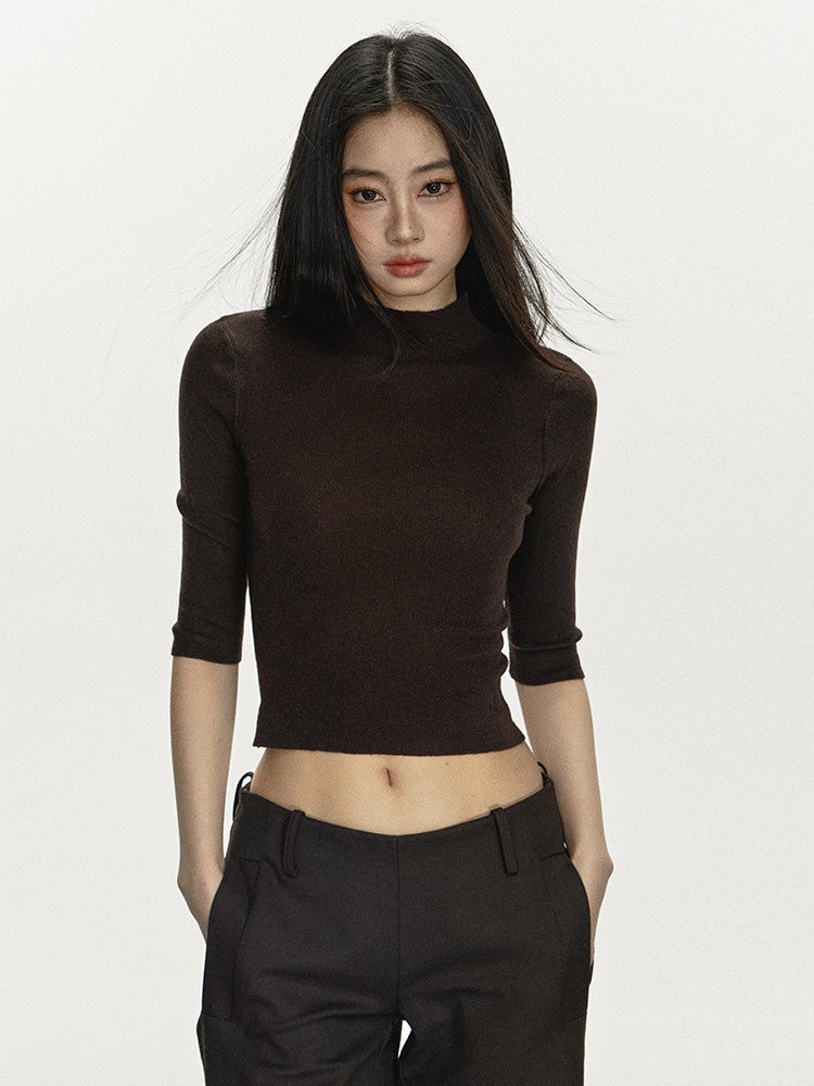 Semi-Turtleneck Base Shirt