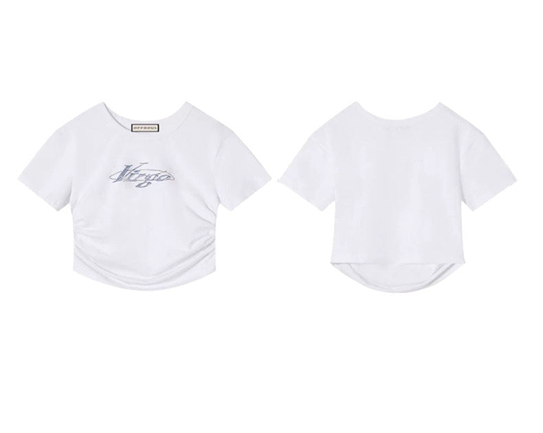 VEYBE Sweet Cool ABG Babes Short Sleeve T-Shirt Women's Spring Summer 2024 Homemade Y2K Millennial Long Sleeve Top